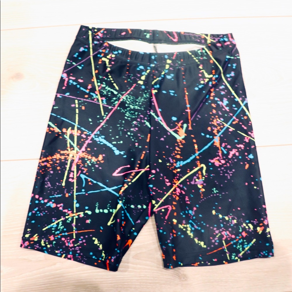American Apparel Neon Biker Shorts